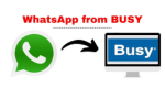 Busy on Whatsapp